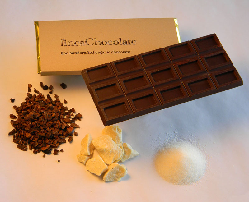Finca Chocolate and the ingredients used to make it